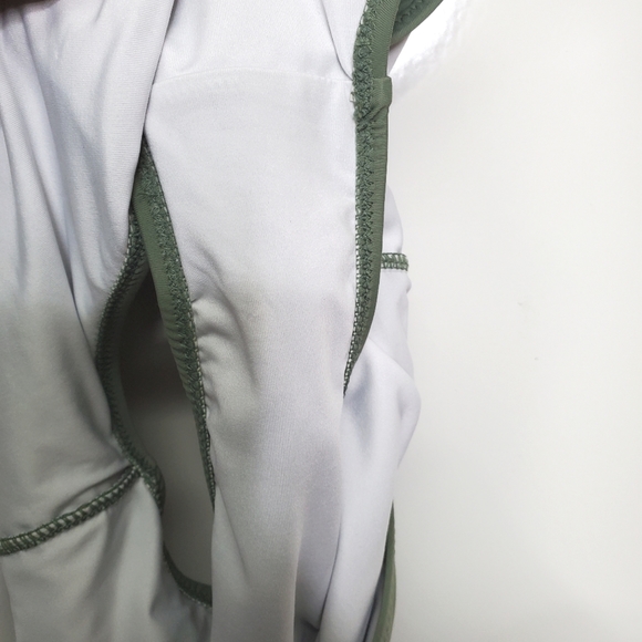 NEW TEMPT ME Olive Green High Rise Swimsuit Bikini Bottom Size Large - Picture 5 of 5